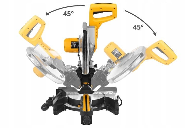 Piła ukośnica z posuwem 305mm 2000W laser SMART365