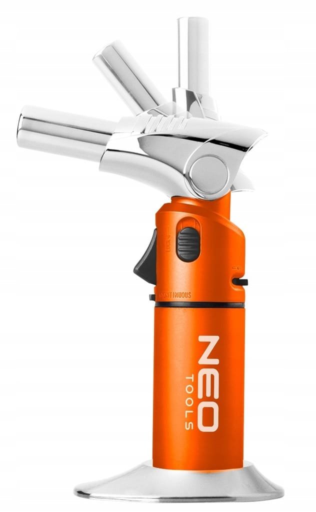 Lutownica gazowa palnik z zapłonem PIEZO + koszulki 127 sztuk NEO TOOLS