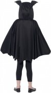 STRÓJ SKRZYDŁA NIETOPERZA CZARNA PELERYNA HALLOWEEN KIDS M/L