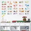 Naklejki Alfabet Literki ze zwierzętami