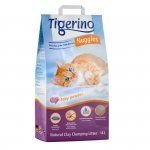 Żwirek Tigerino Nuggies zapach pudru 14L drobnoziarnisty dla kota