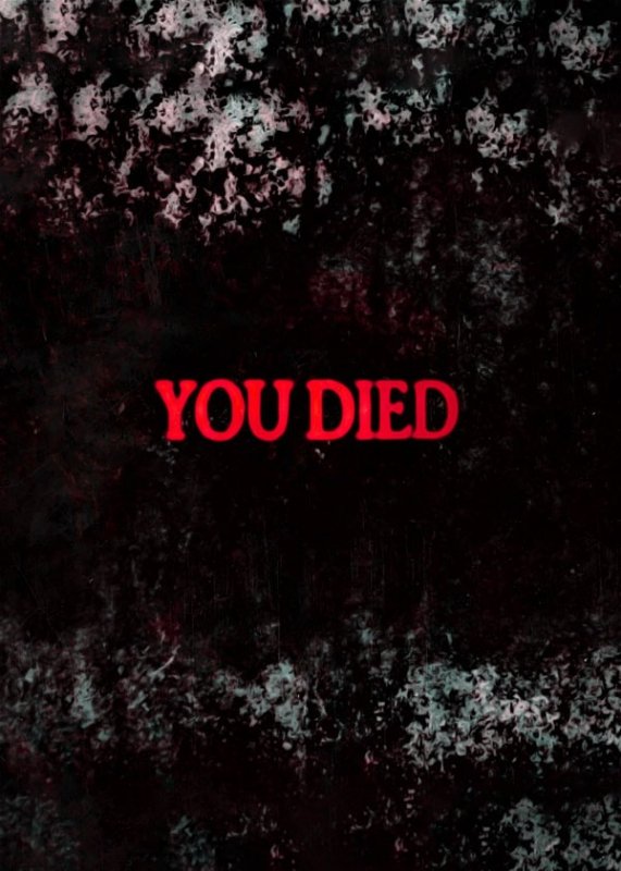 Картинка you died