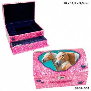 Szkatułka pudełko na biżuterię Horses Dreams 8934 z konikami
