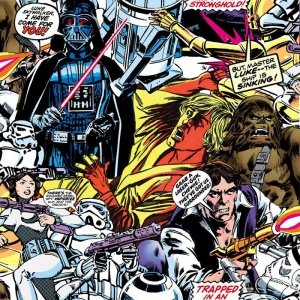 Tapeta Star Wars Gwiezdne Wojny komiks