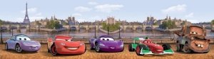 Bord Disney Cars in London 14cm Auta Samochody pasek dekoracyjny