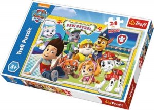 PUZZLE 24-Maxi Psi Patrol Wesoła drużyna 14287 TREFL