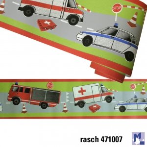  Pasek dekoracyjny Pojazdy bord Auta 471007 KIDS & TEENS Rasch