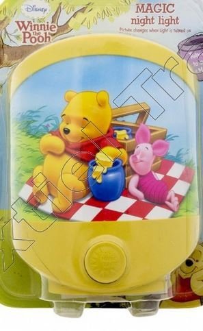 Magiczna lampka Disney Pooh Kubuś Puchatek i Prosiaczek na kocyku