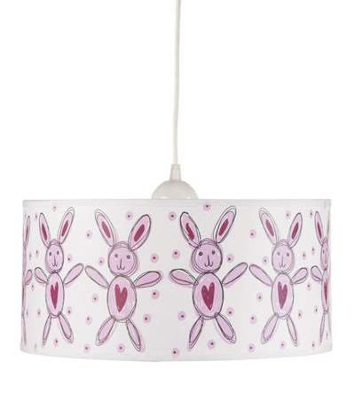 Lampa Króliczki pink