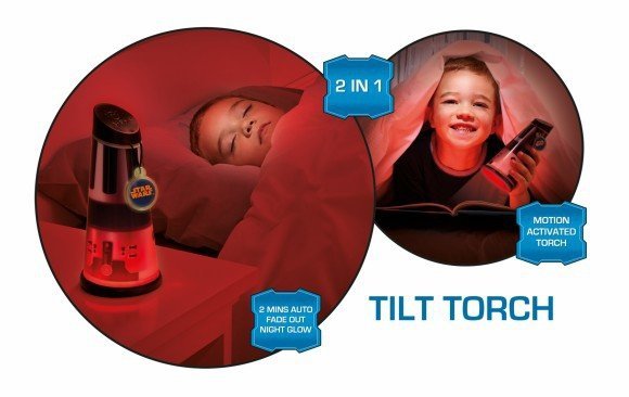 Lampka Nocna i latarka Go Glow Star Wars