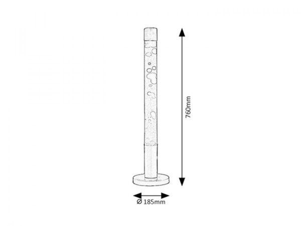 Lampka Lawa - Lampa Lava 76cm