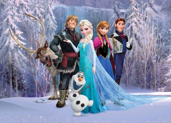 Fototapeta Kraina Lodu 160x110cm Disney Frozen