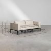 sofa SKLUM ogrodowa Monica 3-osobowa sofa na taras do ogrodu 