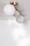 Sufitowa lampa wisząca 4 klosze Lou do salonu 