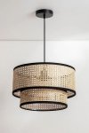 Wisząca lampa Fussa sufitowa lampa rattanowa 