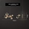 Lampa wisząca Buble 10 żyrandol nowoczesny do salonu 120 cm