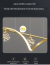 Unikalny i Elegancki Żyrandol LED Bristol na Sufit do Salonu jako Lampa Wisząca