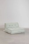 Bawełniana sofa modułowa 3 częściowa do salonu boho Daisy kolory mus celadonowy