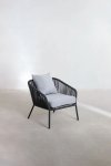 meble ogrodowe w zestawie Ariza sofa, stolik i fotel ogrodowe meble komplet