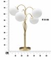 Lampa stołowa Palm złota do salonu, biura lub sypialni
