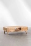Stolik kawowy Tokyo prostokątny stolik na kawę  z drewna Mindi