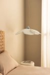 Lampa Wisząca Omai z Tkaniny Distressed White