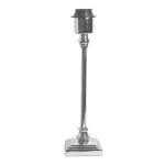 Lampa niklowana do salonu sypialni 34 cm