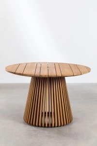 Okragły stół Nora z drewna akacjowego 120 cm