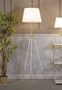 Lampa Podłogowa Stojąca Na Trójnogu Mauro Do Salonu Sypialni