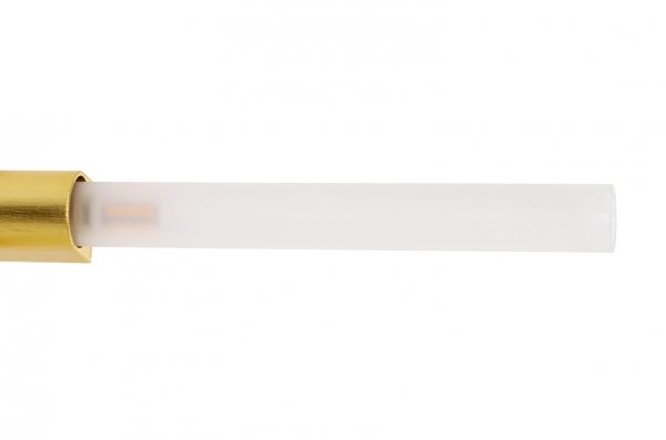 Lampa wisząca sufitowa Kandell 6 złota - aluminium, szkło