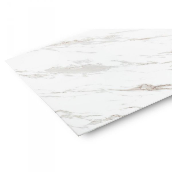 Stolik kawowy Rekta Gold White 100 cm