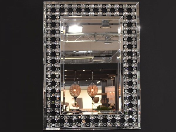 Kryształowe lustro Château wysokie do salonu dużego przedpokoju 