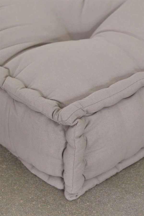Bawełniana sofa modułowa 3 częściowa do salonu boho Daisy kolory szary kret
