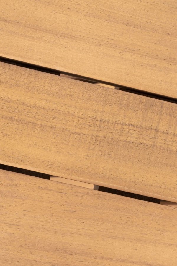Stół ogrodowy Nora owalny 110 x 200 cm z drewna akacjowego