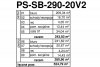 Projekt biurowca PS-SB-290-20V2 pow. 563,19 m2