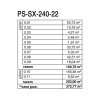 Projekt biurowca PS-SX-240 pow. 372.70 m2