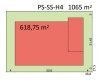 Projekt warsztatu samochodowego ze stacją kontroli pojazdów PS-SS-H4 pow. 635.00 m2