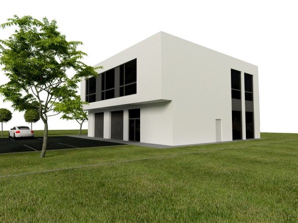 Projekt budynku magazynowo – usługowo – biurowego - warsztatu samochodowego „BUSINESS &amp; TRADE” o pow. 387,50 m2