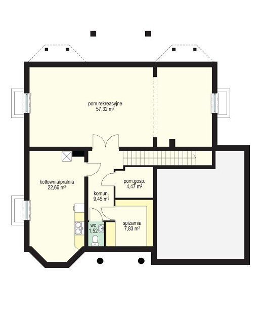 Projekt domu Stylowy pow.netto 220,47 m2
