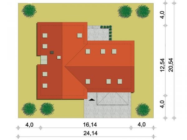 Projekt domu Teneryfa B