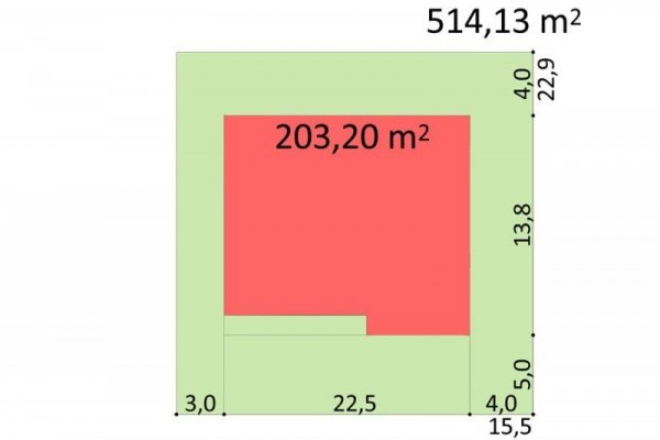 Projekt biurowca PS-SA-214-20v2 pow. 349,46 m2