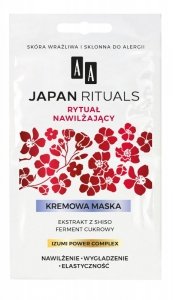 AA Japan Rituals Maska kremowa na twarz Rytuał Nawilżający  4mlx2