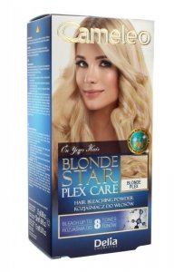 Delia Cosmetics Cameleo Rozjaśniacz do włosów Blonde Star Plex Care  1op.