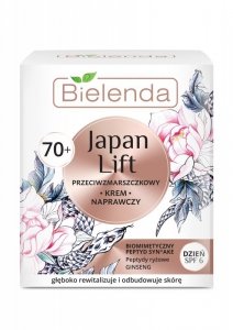 Bielenda Japan Lift 70+ Naprawczy Krem przeciwzmarszczkowy SPF6 na dzień  50ml