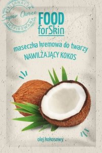 Marion Food for Skin Maseczka kremowa do twarzy - nawilżający Kokos  6ml