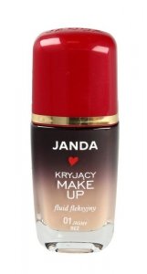 JANDA Make-up kryjący - fluid fleksyjny nr 01 jasny beż  30ml