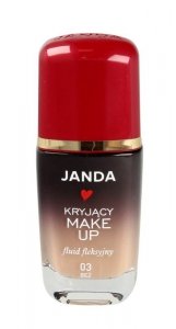 JANDA Make-up kryjący - fluid fleksyjny nr 03 beż  30ml