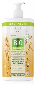 Eveline Bio Organic Balsam do ciała ujędrniająco odmładzający - Mleczko Owsiane  650ml