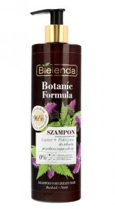 Bielenda Botanic Formula Łopian+Pokrzywa Szampon do włosów przetłuszczających się  400ml