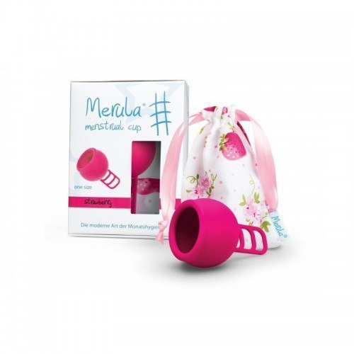 Merula Cup Strawberry - UNIWERSALNY kubeczek menstruacyjny
